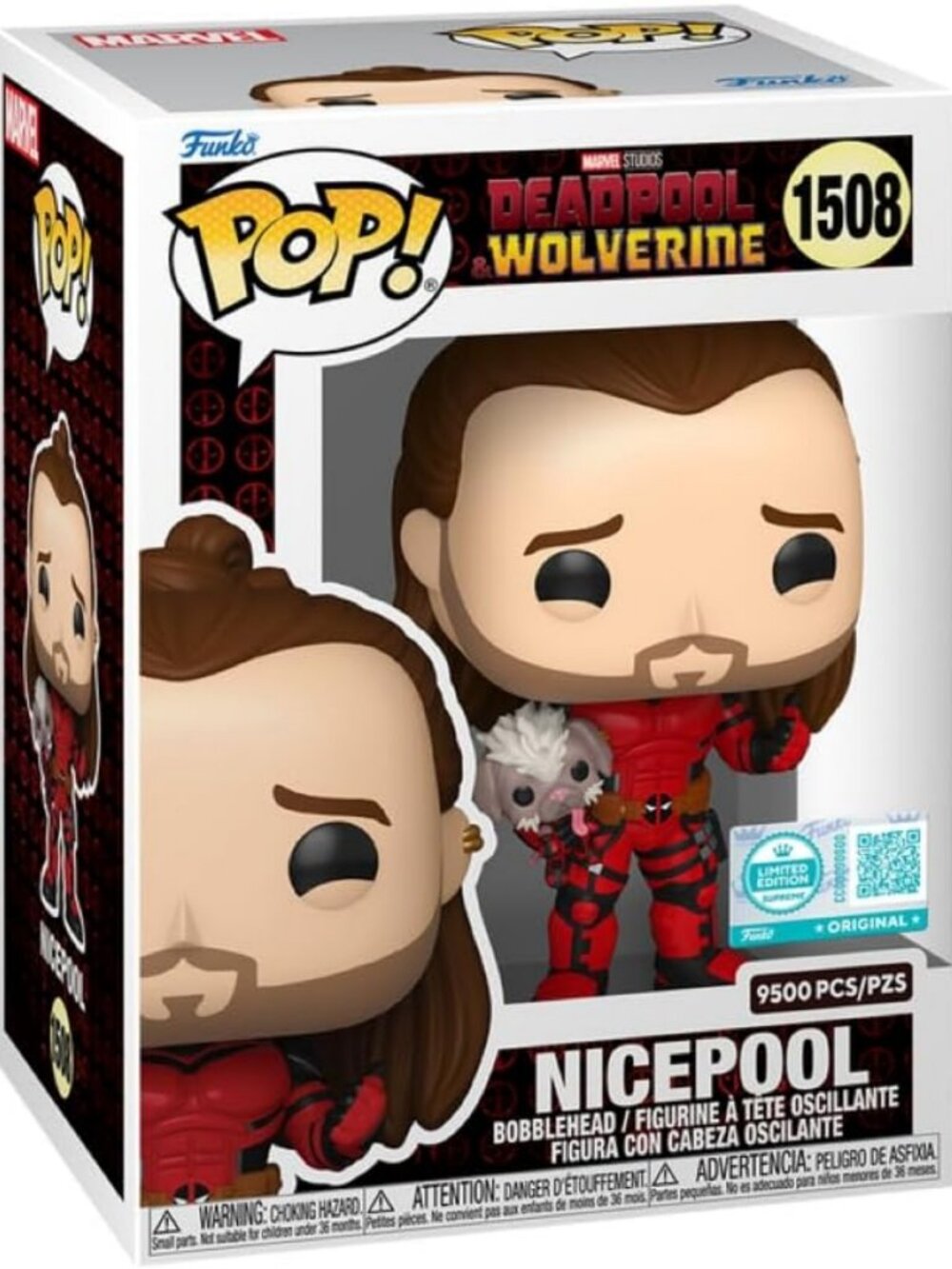 Limited Edition Deadpool Pop Vinyl Figure - Exclusive 9500 Pieces, Collectible